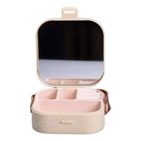 Скринька для прикрас 9×9×3.8 см міні органайзер для ювелірних виробів HP-5-27BE