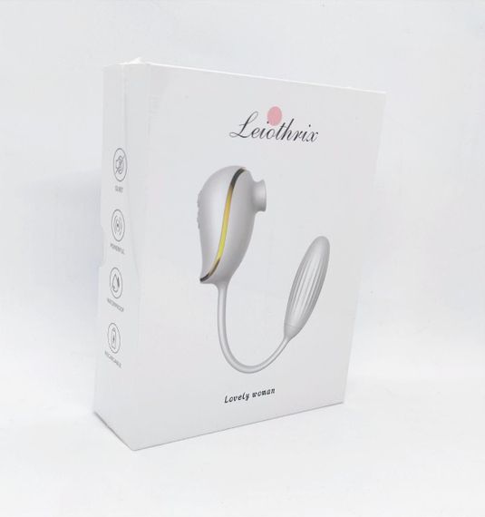 Вакуумний стимулятор клітора з віброяйцем High End Suction Love Egg PINK | Зображення 3