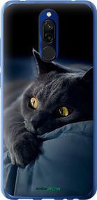 Чохол на Xiaomi Redmi 8 Димчастий кіт "825u-1806-2448"