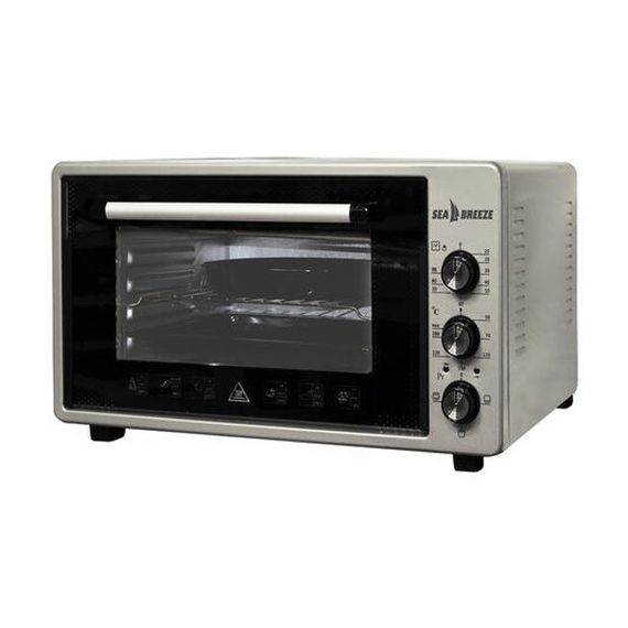Электродуховка настольная с грилем Sea Breeze SB-0702 38 л 1420 Вт, Печка духовка LM-38 | Зображення 2