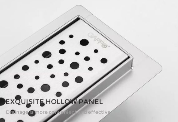 Душовий трап Gappo 70х500 мм, нержавіюча сталь G85007-2 | Зображення 2