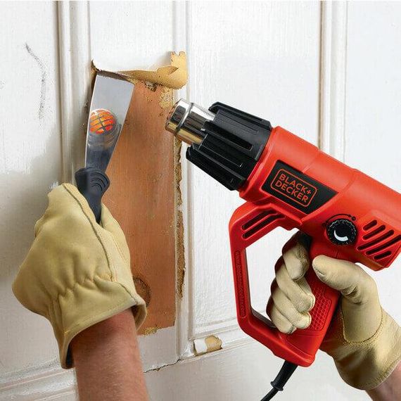 Пистолет горячего воздуха - фен сетевой BLACK+DECKER KX2001 | Зображення 2