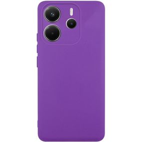 Чехол TPU GETMAN Liquid Silk Full Camera для Xiaomi Redmi Note 14 4G (Int. version) Фиолетовый / Purple