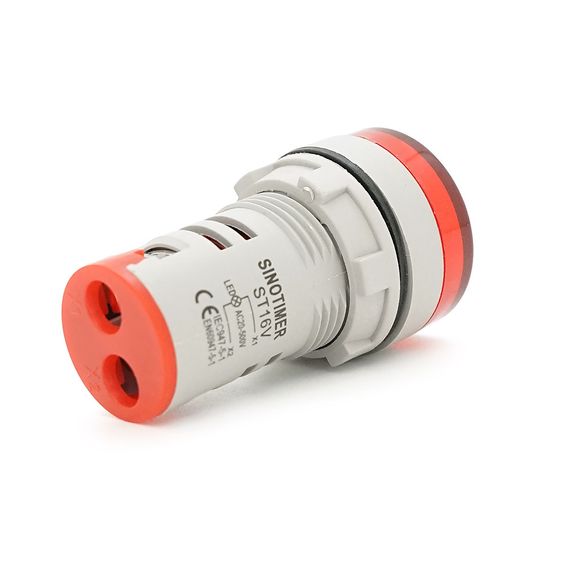 Цифровой вольтметр ST16V, диапазон измерений 60-500V, Red | Зображення 2