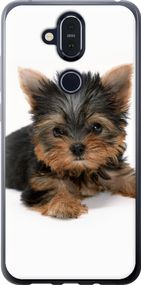 Чехол на Nokia 8.1 Щенок йоркширского терьера "931u-1620-17620"