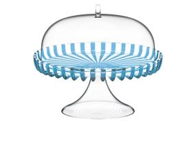 Тортівниця Guzzini Dolcevita 12580048 31 см блакитна
