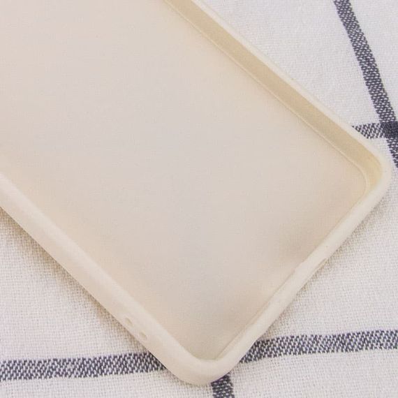 Силиконовый чехол Candy Full Camera для TECNO Pop 5 LTE Бежевый / Antique White | Зображення 2