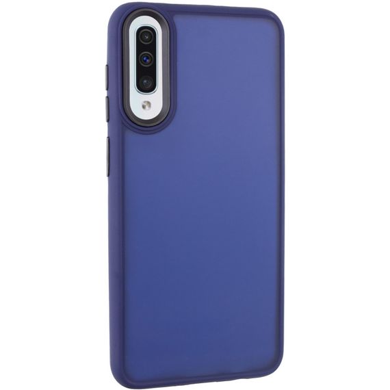 Чехол TPU+PC Lyon Frosted для Samsung Galaxy A50 (A505F) / A50s / A30s Navy Blue