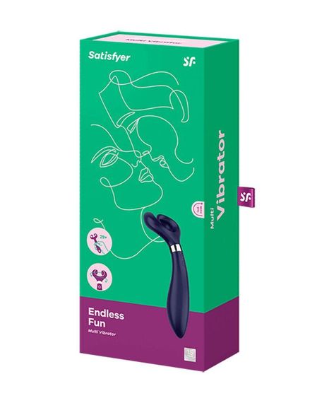 Вібратор для пар Satisfyer Endless Fun Blue, три мотори, багатофункціональний Sex Aura | Зображення 2