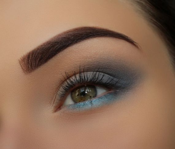 Олівець для очей WoBs Alexa eye contour pencil - E12 сіро-блакитний (матовий) | Зображення 1