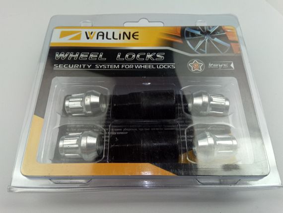 Гайки секретні М10х1,25х25, Walline (411444 H2) наруг./конус/закриті | Зображення 1