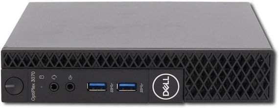Неттоп Dell OptiPlex 3070 Micro USFF / Intel Core i5-9500T (6 ядер по 2.2 - 3.7 GHz) / 8 GB DDR4 / 256 GB SSD / Intel UHD Graphics 630 / 35W б/у | Зображення 1