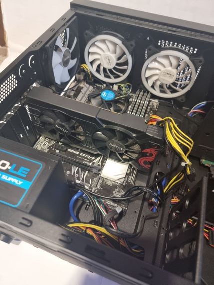 Ігровий ПК Zalman Z5 Plus Tower / Intel Core i5-6400 (4 ядра по 2.7 - 3.3 GHz) / 16 GB DDR4 / 256 GB SSD + 1000 GB HDD / AMD Radeon RX 470, 4 GB GDDR5, 256-bit / 500W б/в | Зображення 7