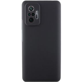 Чехол Silicone Cover Lakshmi Full Camera (AAA) для Xiaomi Redmi Note 10 Pro / 10 Pro Max Черный / Black