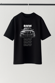 Футболка БМВ BMW чёрный S XXL