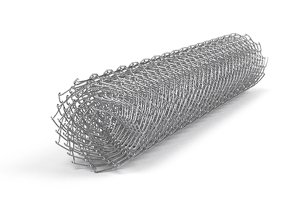 Рабица Оцинк. 1,0 х 10 м 50*50 ячейка