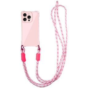 Чохол TPU CrossBody with straps для Apple iPhone 12 Pro (6.1") Pink