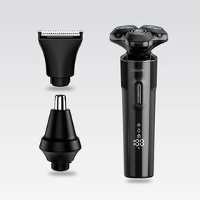 Набор для стрижки волос аккумуляторный 3 в 1 Maestro MR-678, водонепроницаемый, LED, USB