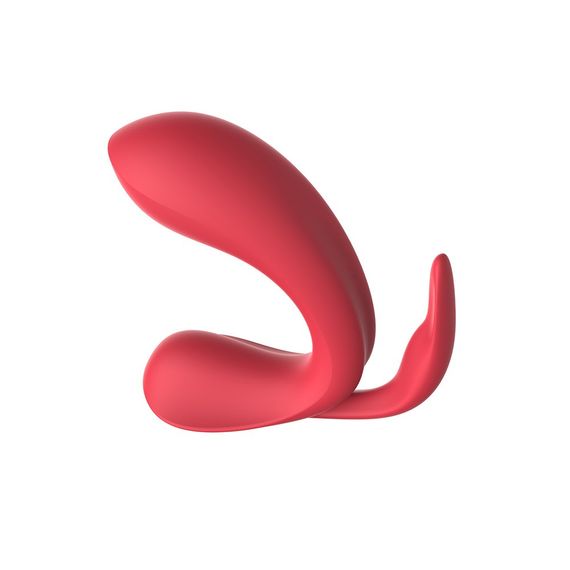 Вибратор Chisa Kissen Acein тройная стимуляция, с дистанционным пультом, красный Sex Aura | Зображення 4