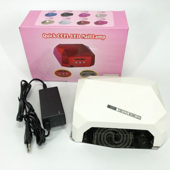 Сушарка для нігтів UV LAMP CCF+LED, Сушарка для нігтів, Портативна сушарка для нігтів. Колір: білий | Зображення 7