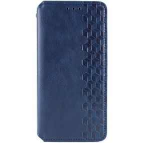Шкіряний чохол-книжка GETMAN Cubic (PU) для Samsung Galaxy A25 5G Синій