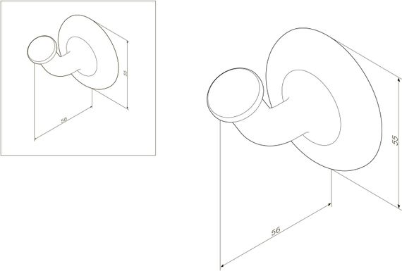 Гачок для рушників AM.PM Like A8035500 | Зображення 1