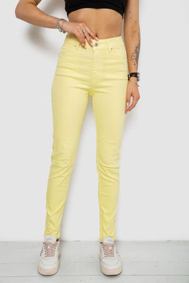Джинси жіночі Slim Fit, колір жовтий, 182R1489S19