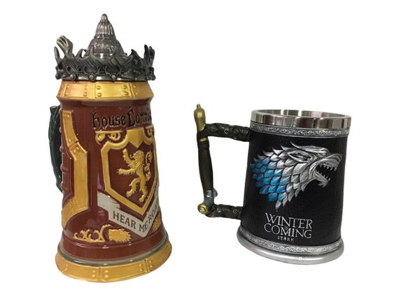 Подарочный набор Кружка Game Of Thrones House Lannister и Кружка Winter Is Coming Stark Дом Старков | Зображення 1