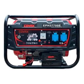 Генератор бензин COVAX ЕРН37700Е, однофазний 220V, 50Hz, 2,8KVA(3,0KW), об'єм 15л