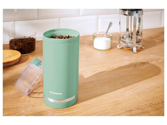 Кофемолка электрическая Silver Crest SKMS 180 B1 180 Вт ножевая 70 г мятная | Зображення 5