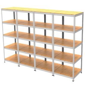 Металевий стелаж MRL-1500 ( 1800x450) білий