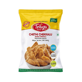 Снек Хрусткі смужки  Chethi Chekkalu 170г Telugu Foods 8906081381330