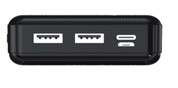 Павербанк зовнішній акумулятор XPRO YB134 20000mAh з індикацією зарядки чорний (24410-DCA0048) | Зображення 4