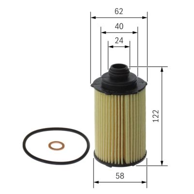 Фильтр масляный Bosch F026407348 | Зображення 4