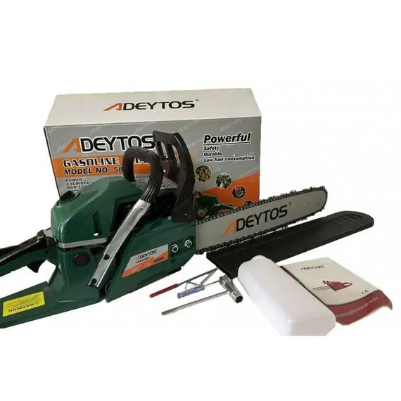 Бензопила цепная 45см KRAFFTEC 5800, Пила цепная бензиновая | Зображення 7