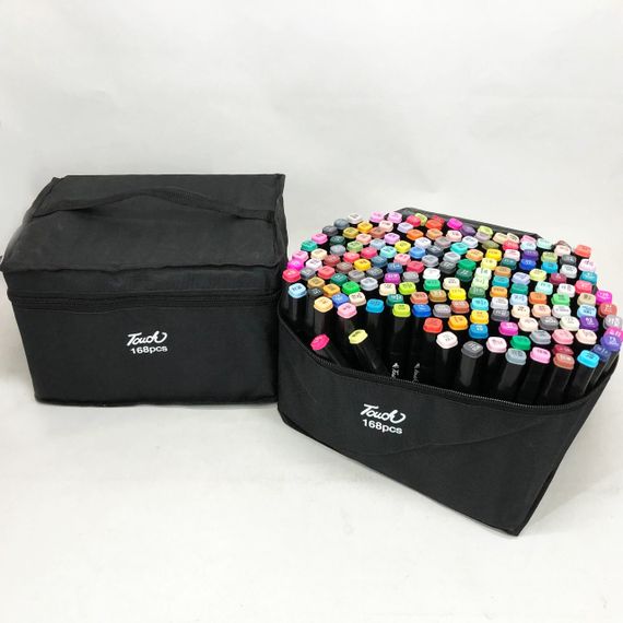 Набор двусторонних маркеров для творчества, Набор двусторонних маркеров для девочек QJ-53 | Зображення 3