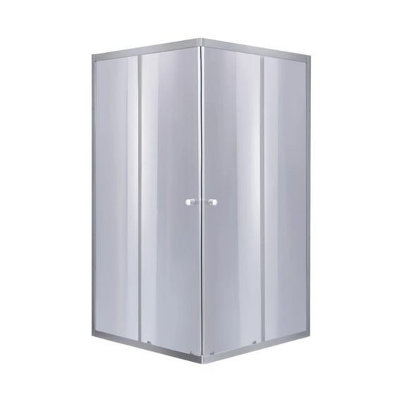 Набір Lidz душова кабіна Wawel SC80x80.SAT.LOW.GR, скло тоноване 4 мм + піддон Mazur | Зображення 2