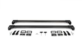 Перемички в штатні місця під ключ WingBar (2 шт) Чорний для Mercedes E-сlass W124 1984-1997 рр