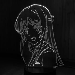 Акриловый светильник-ночник Девочка-Зайка белый tty-n001616