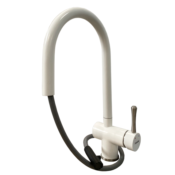Кухонний змішувач Fabiano FKM 47P SS Alpine White 8232.401.0238 | Зображення 1