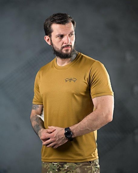 Тактична потоотводна футболка War drones coyot ПП4699 | Зображення 2