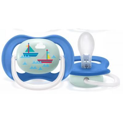 Пустышка Philips AVENT Ultra Air I love... для мальчиков 6-18 мес (SCF080/03) | Зображення 1