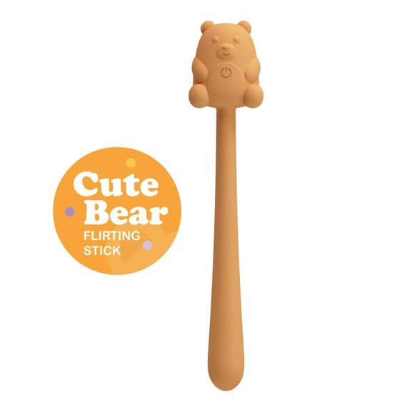 Вібратор CUTE BEAR, Flirting Stick, 7 vibration functions, Magnetic USB charging Sex Aura | Зображення 1
