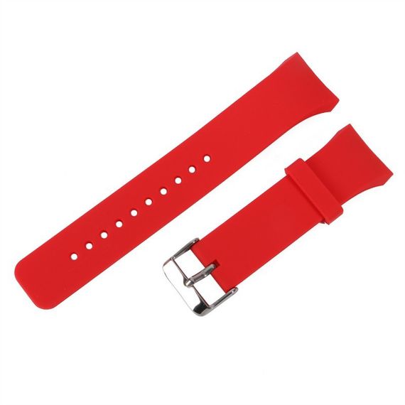 Силиконовый ремешок для часов Samsung Gear S2 Sports SM-R720 / SM-R730 Red | Зображення 1
