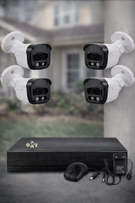 Комплект відеоспостереження DVR KIT UCAM 4 камери з реєстратором / Комплект вуличних камер з вологозахистом