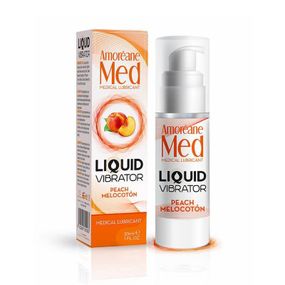 Лубрикант з ефектом вібрації Amoreane Med Liquid Vibrator Peach (30 мл) sexstyle