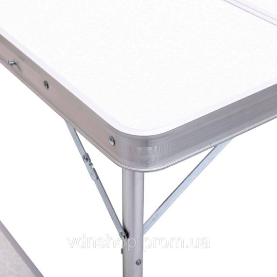 Комплект туристической стол + 2 лавочки складная мебель Белый Lugi JY-9060W | Зображення 4