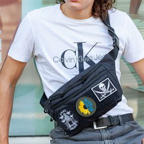 Бананка з патч-панеллю чоловіча, Сумка через плече з Cordura