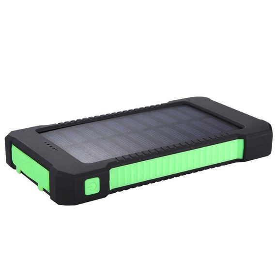 Повербанк 20000 mah з сонячною батареєю та ліхтариком, KL110 / Портативний зовнішній акумулятор / Power Bank | Зображення 2