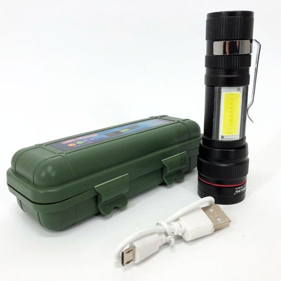 Ручной светильник с мощным лучом Bailong, Ударопрочный водонепроницаемый фонарь, Точечный ручной фонарь HE-64 | Зображення 5